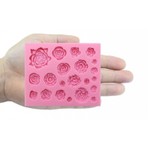 Molde de Silicone Flores  - Diversas Rosas 21 Cavidades