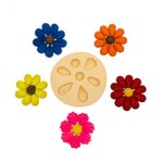 Molde De Silicone Flores Diversas Mod 1