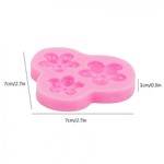 Molde de silicone flores para doces, bolos, cupcakes