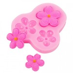 Molde de silicone flores para doces, bolos, cupcakes