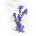 Molde de Silicone Ramos de Lavanda (Flores)