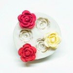 Molde de Silicone Flor Mini Rosas