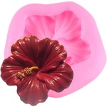 Molde de Silicone Flor de Hibisco