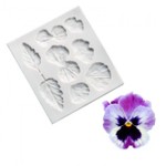 Molde de Silicone Folhas Diversas 8 Cav