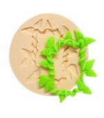 Molde de Silicone Coroa de Folhas para Decorar