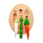 Molde De Silicone Legumes - Nabo, Aspargo, Cenoura