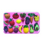 Molde de Silicone Frutas e Legumes Vegetais