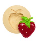 Molde de Silicone Frutas Morango