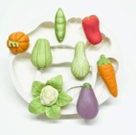 Molde de Silicone Legumes para Decorar