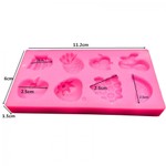 Molde de Silicone Frutas Diversas 8 Cav