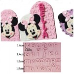 Molde de Silicone Alfabeto Disney