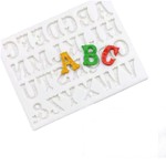 Molde em Silicone Letras para decorar Alfabeto