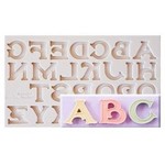 Molde Em Silicone Para Decorar Alfabeto Letras