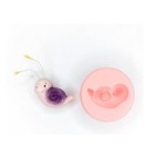 Molde de Silicone Caracol Baby Para Decorar Jardim