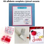 Kit Box Marcador de Acrilico Letras 67 Peças SWEET + Pincel