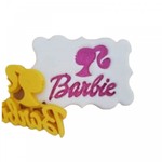 Carimbo Marcador Logo da Barbie 6cm