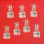 Kit Papel de Arroz Natal - Caixas de Presentes 6 Un LP-12