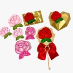 Cortador Kit Rosas Decorar Dia Das Mães Flores