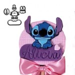 Cortador Lilo e Stitch - Stitch Com Plaquinha 6,5cm