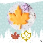 Cortador Folha Frozen Outono Canada 6cm