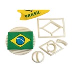 Cortador Bandeira do Brasil 5,5cm