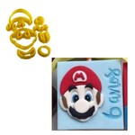 Cortador Mario Bros - Rosto Mario 5,5cm