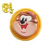 Cortador Looney Tunes - Rosto do Taz Baby 5,5cm