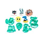 Cortador Kit Baby Looney Tunes Rosto Personagens 5cm