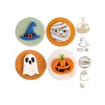 Cortador Kit Halloween Itens 3,5cm 4 Modelos