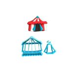 Cortador 3D tenda de circo para cupacake e pirulitos