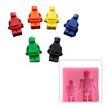 Molde De Silicone Bonecos Lego 2 Cav