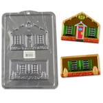 Forma Casa Casinha de Chocolate Simples 2 Cav C-531627