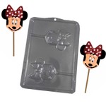 Forma Pirulitos Rosto da Minnie 2 Cav Simples C-531481