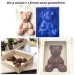 Kit Forma Urso Geometrico C-1202 3 Partes + 5 Caixas