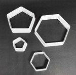 Cortador Formas Geometricas Hexagonos 4 Peças