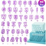 Kit Cortadores Alfabeto Letras Maiusculas + Numeros 2,5cm