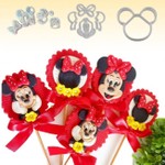 Kit Cortadores da Minnie 3 Un