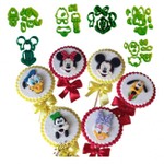 Kit Cortadores Turma do Mickey 5,5cm 6 Un