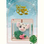 Cortador Moana - Rosto Pua 5,5cm Porquinho