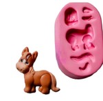 Molde de Silicone Fazendinha - Cavalo Mod 10