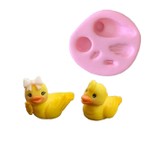 Molde de Silicone Pato Patinho Para Decorar