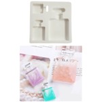 Molde de Silicone Frascos de Perfumes 3 Cav