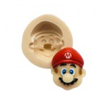 Molde de Silicone Super Mario Bros - Rosto do Mario