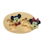 Molde De Silicone Rosto do Mickey e Minnie