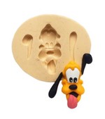 Molde de Silicone Pluto para Decorar Turma do Mickey, Disney