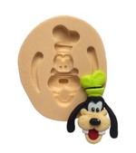 Molde de Silicone Pateta com Boné, Turma do Mickey, Disney