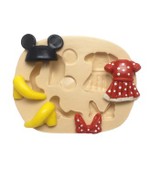 Molde de Silicone Acessórios da Minnie, Turma do Mickey