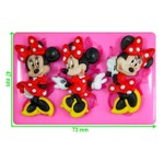 Molde de Silicone Minnie 3 Cavidades