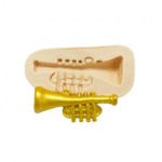 Molde de Silicone Instrumentos Musicais - Trompete