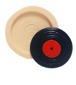 Molde de Silicone Disco de Vinil para Decorar